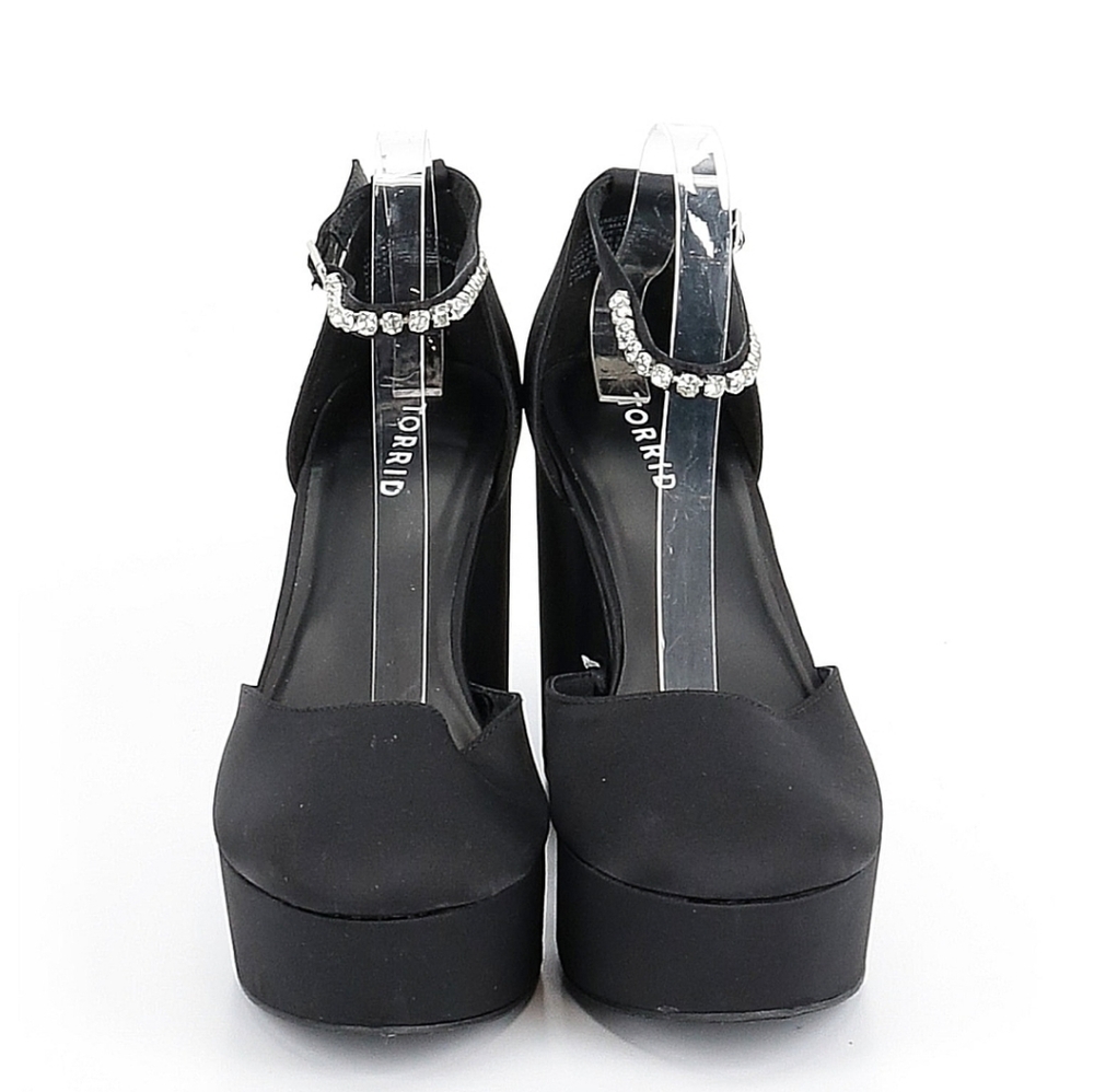 💥Sale💥Torrid Black Platform Chunky Heels - Picture 2 of 2